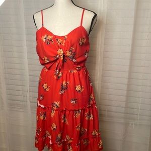 ⚡️PRICE DROP⚡️Red Floral Sun dress